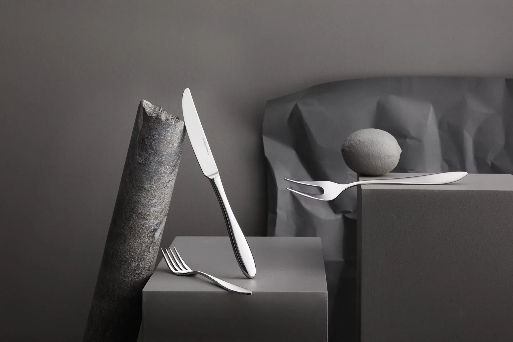 Fjord serveerset 5-delig, Roestvrij staal Hardanger Bestikk