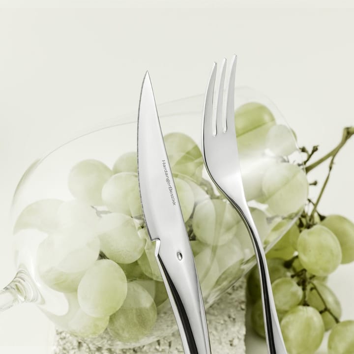 Hardanger fruitset bestek 12-delig, Roestvrij staal Hardanger Bestikk