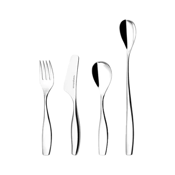 Julie kinderbestek 4-delig - Roestvrij staal - Hardanger Bestikk