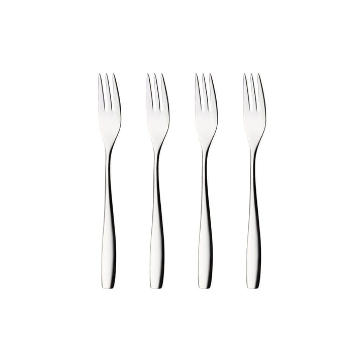 Julie taartvork 4-pack, roestvrij staal Hardanger Bestikk