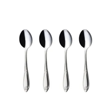 Nina dessertlepel 4-pack - roestvrij staal - Hardanger Bestikk