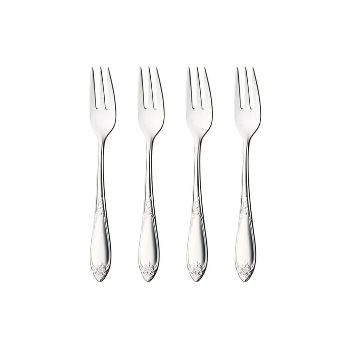 Nina taartvorkjes 4-pack, roestvrij staal Hardanger Bestikk