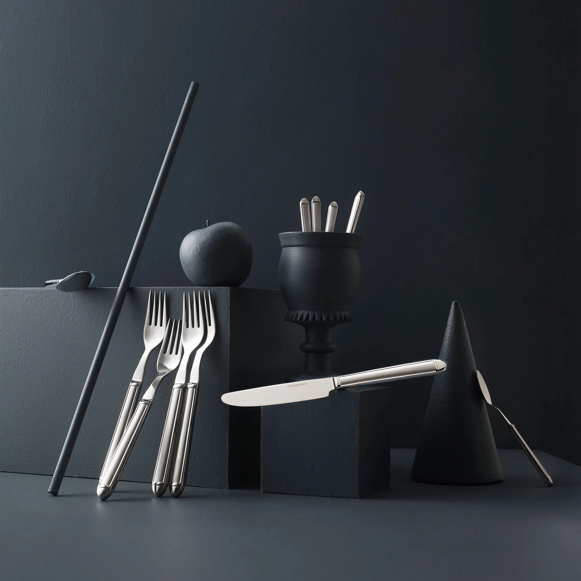 Nora bestek 24 st., roestvrij staal Hardanger Bestikk