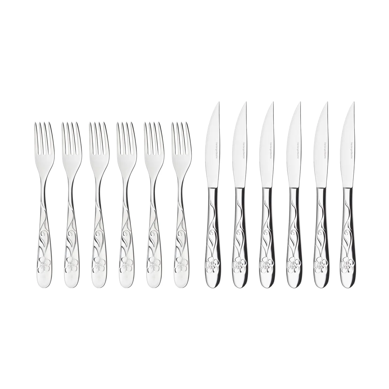 Sanna grillset, 12-delig Hardanger Bestikk