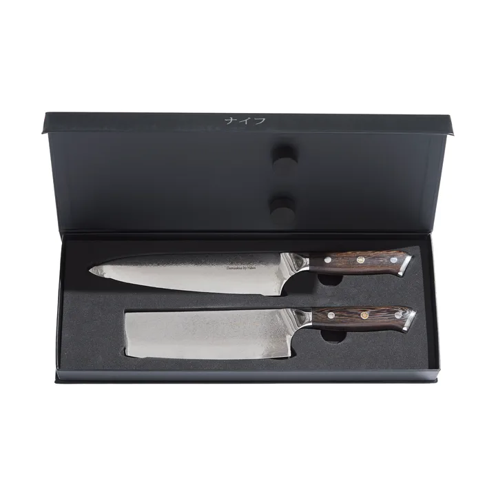 Damascus By Hâws koks- & groentemes set 2 delig - Wengé - Hâws