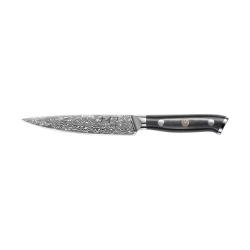 Damascus By Hâws universalmesser 23,6 cm - Zwart-roestvrij staal - Hâws