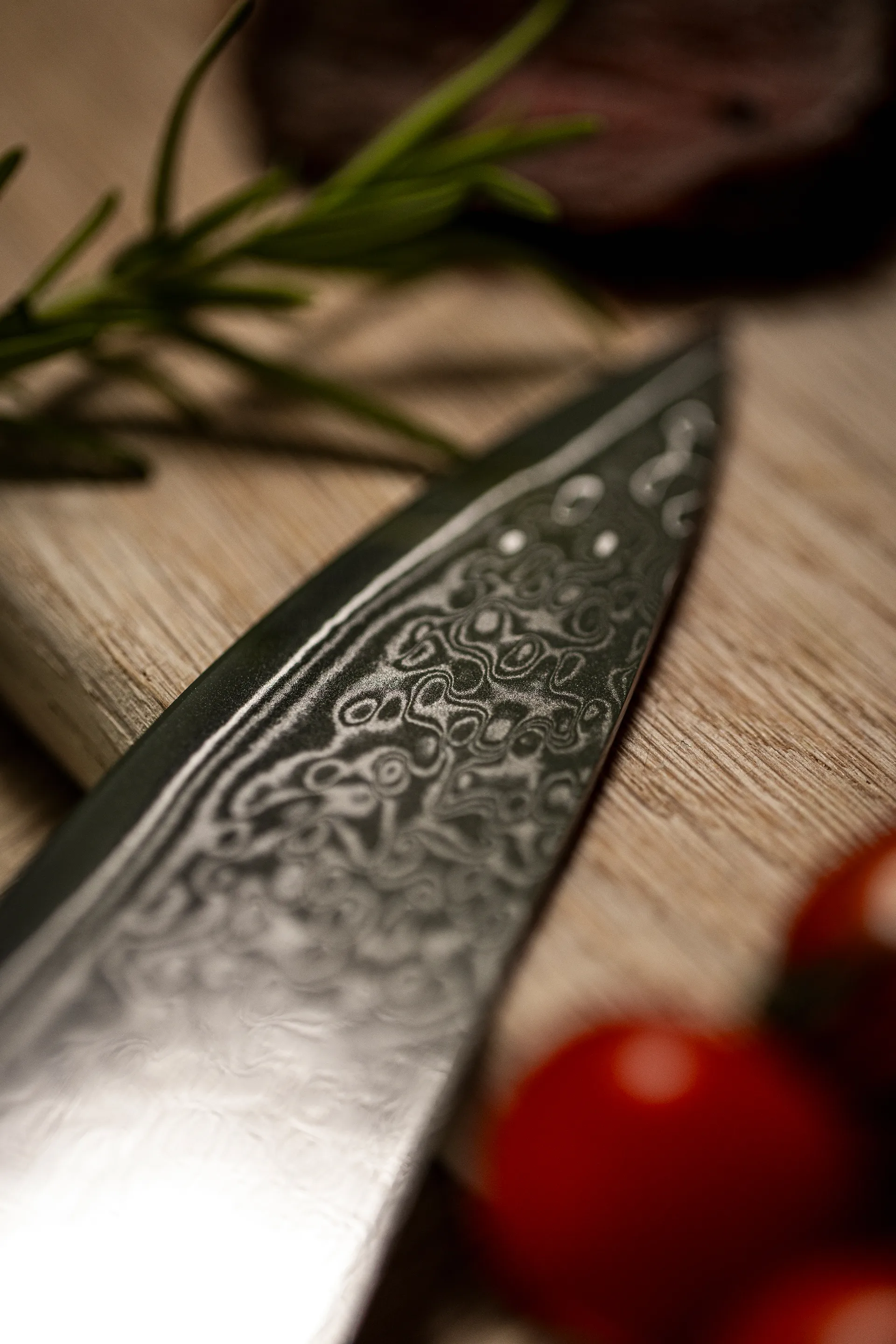 Damascus messenset 6-delig, Bruin-roestvrij staal Hâws