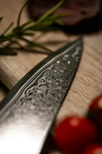 Damascus messenset 6-delig - Bruin-roestvrij staal - Hâws