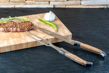 Laguiole By Hâws 2-delige snijset - Olijf - Hâws