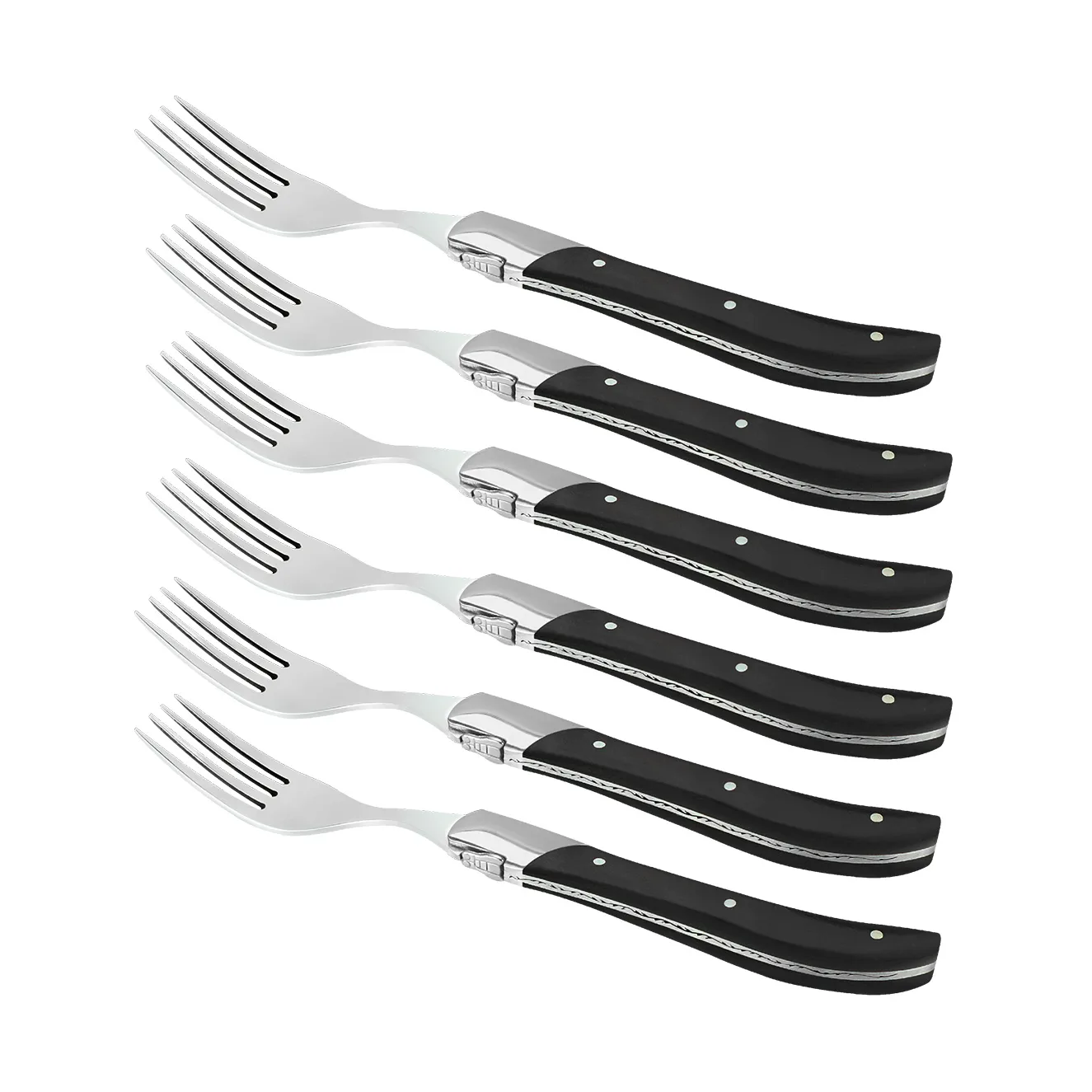 Laguiole By Hâws grillmes 6-pack, Black hout Hâws