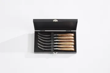Laguiole By Hâws grillmes 6-pack - Olijf - Hâws