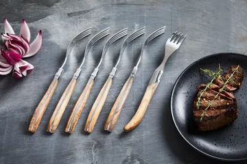 Laguiole By Hâws grillmes 6-pack - Olijf - Hâws