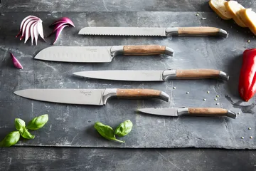 Laguiole By Hâws koksmes set 5-delig - Olijf - Hâws