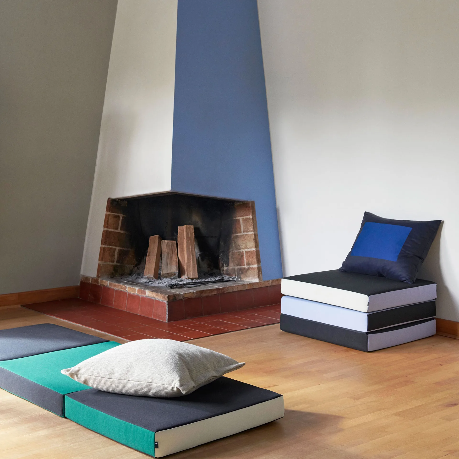 3 Fold matras 70x195 cm, Green HAY