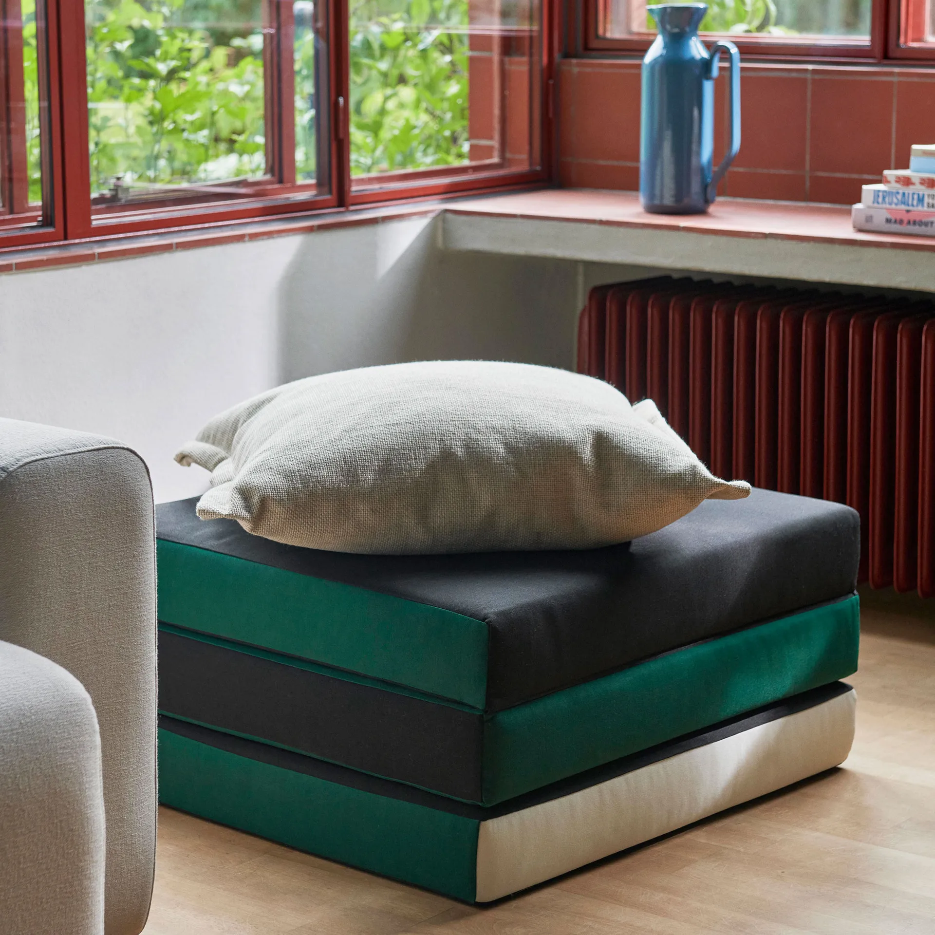 3 Fold matras 70x195 cm, Green HAY