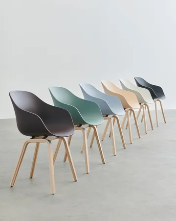 About a Chair 22 stoel - Pastelgroen-gelakt eiken statief - HAY