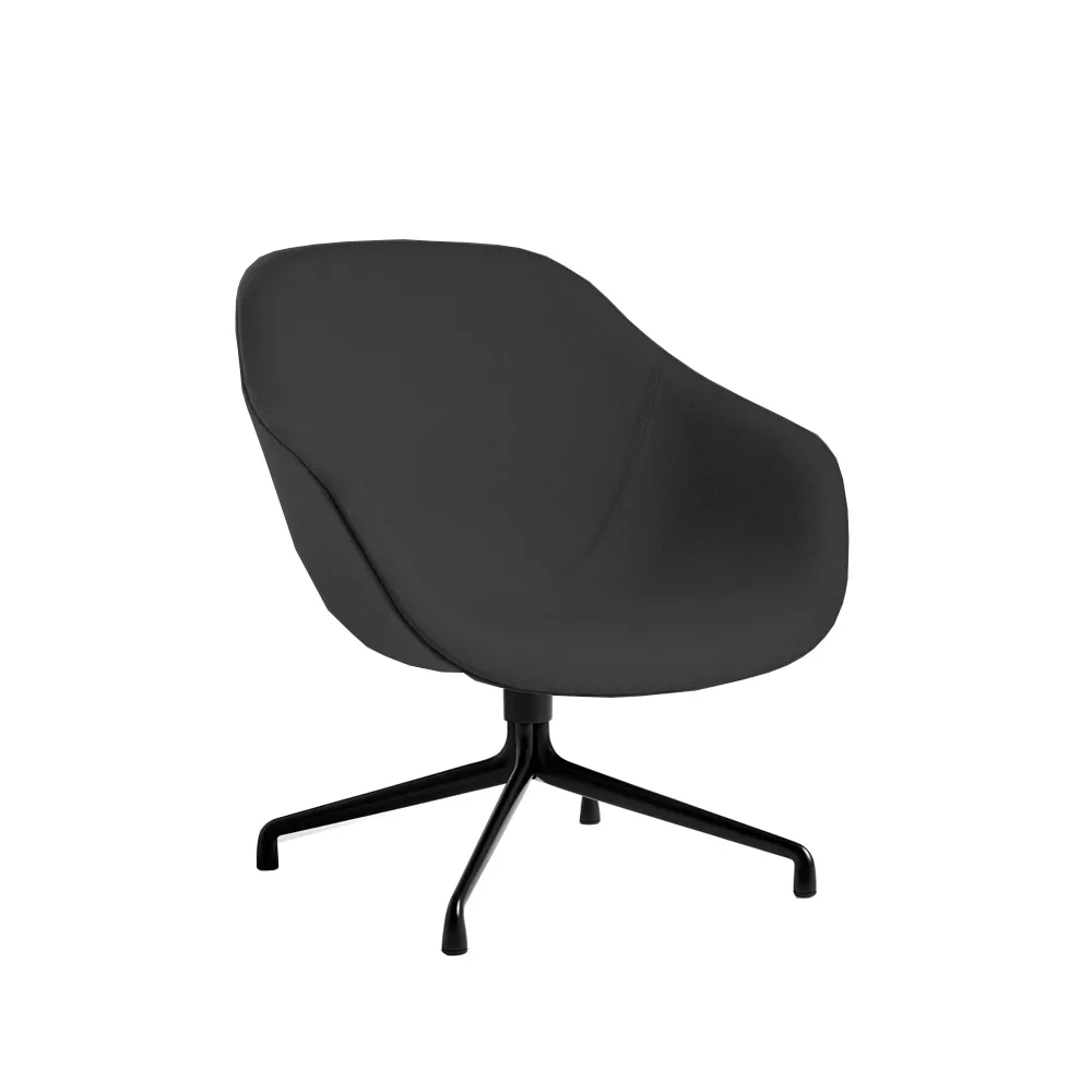 About a Lounge 81 fauteuil, Hallingdal 173 dark grey – zwart HAY