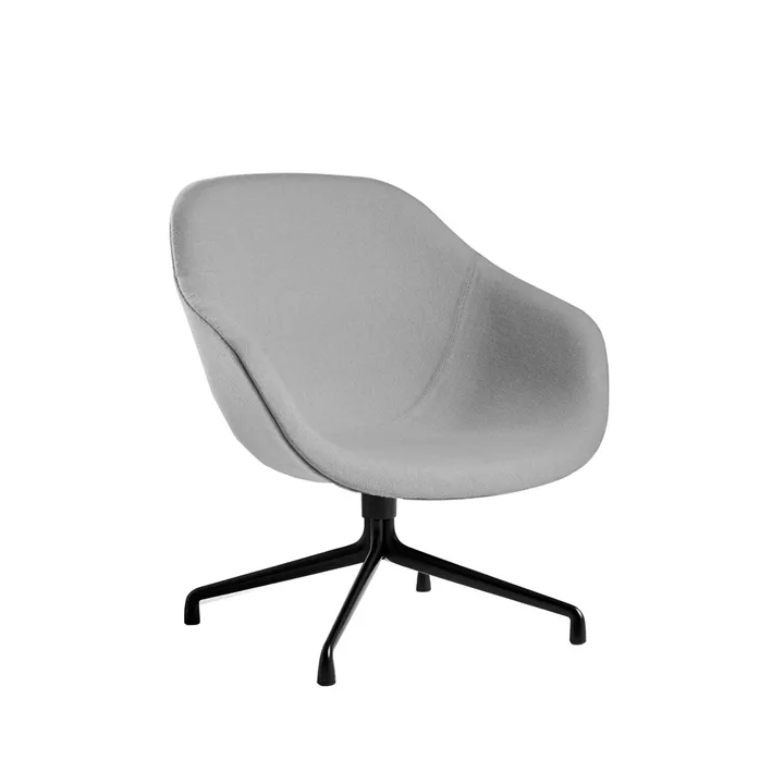 About a Lounge 81 fauteuil - Hallingdal 65 130 grey – zwart - HAY