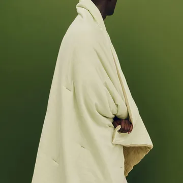 Air Quilt plaid - Soft yellow, 140x200 cm - HAY