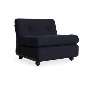 Amanta bankmodule - Antraciet-turf blauw rood mêlee, 1-zits/fauteuil - HAY