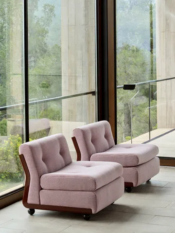 Amanta bankmodule - Bordeauxrood-yuma 1851, 1-zits/fauteuil - HAY