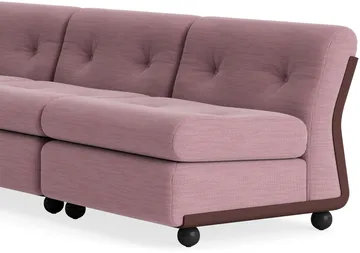 Amanta bankmodule - Bordeauxrood-yuma 1851, 3-zits - HAY