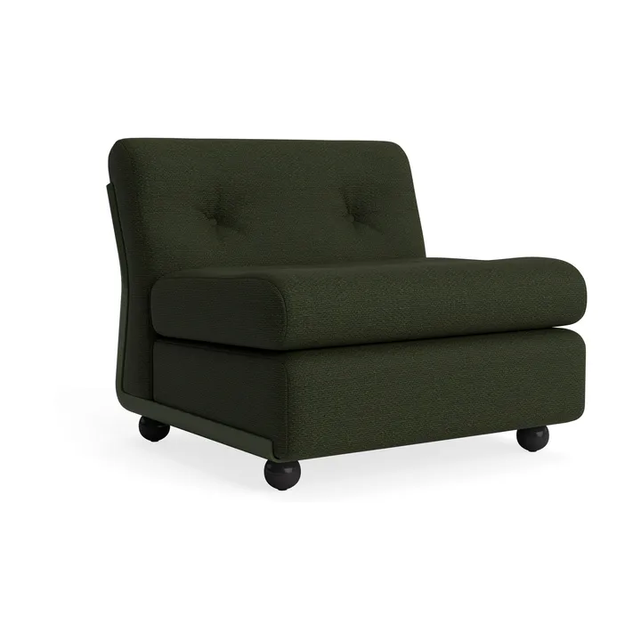 Amanta bankmodule - Flesgroen-maglia donkergroen, 1-zits/fauteuil - HAY