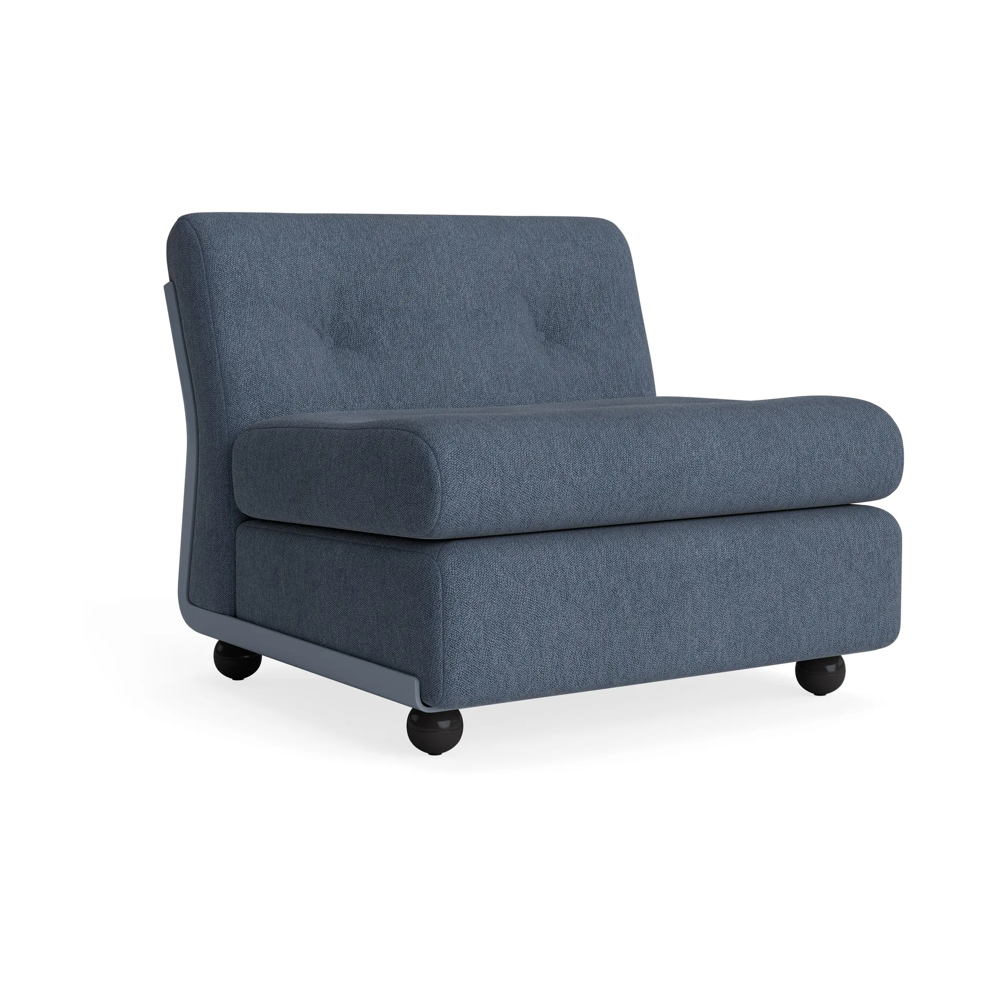 Amanta bankmodule, IJsblauw-turf blauw, 1-zits/fauteuil HAY