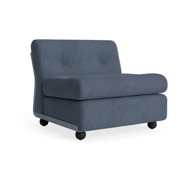 Amanta bankmodule - IJsblauw-turf blauw, 1-zits/fauteuil - HAY