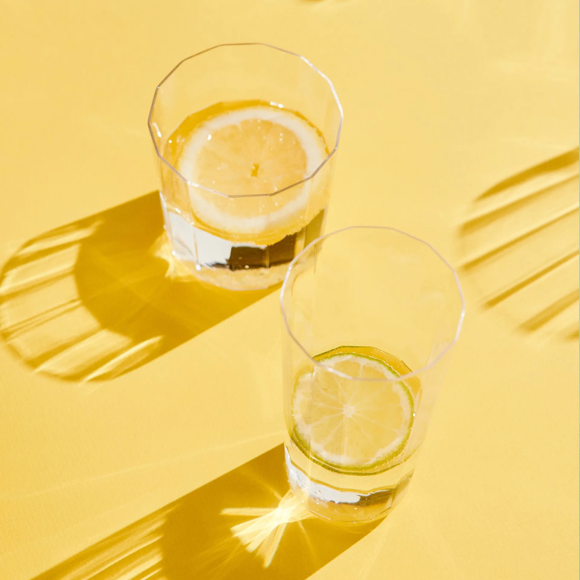 Angle drinkglas 4-pack, Wide 7,5 cm HAY