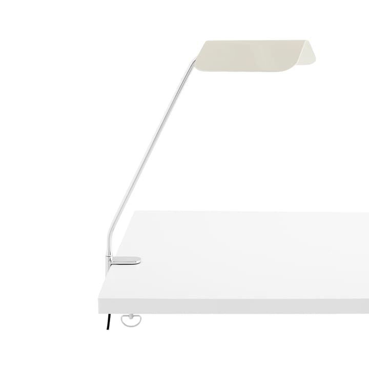 Apex Clip bureaulamp - Oyster white - HAY