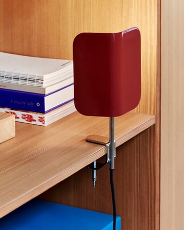 Apex Clip lamp - Maroon red - HAY