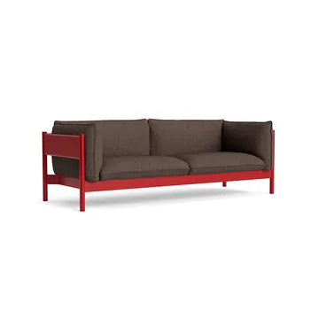 Arbour ECO 3-zits bank - Brown melange–wijnrood beuken - HAY