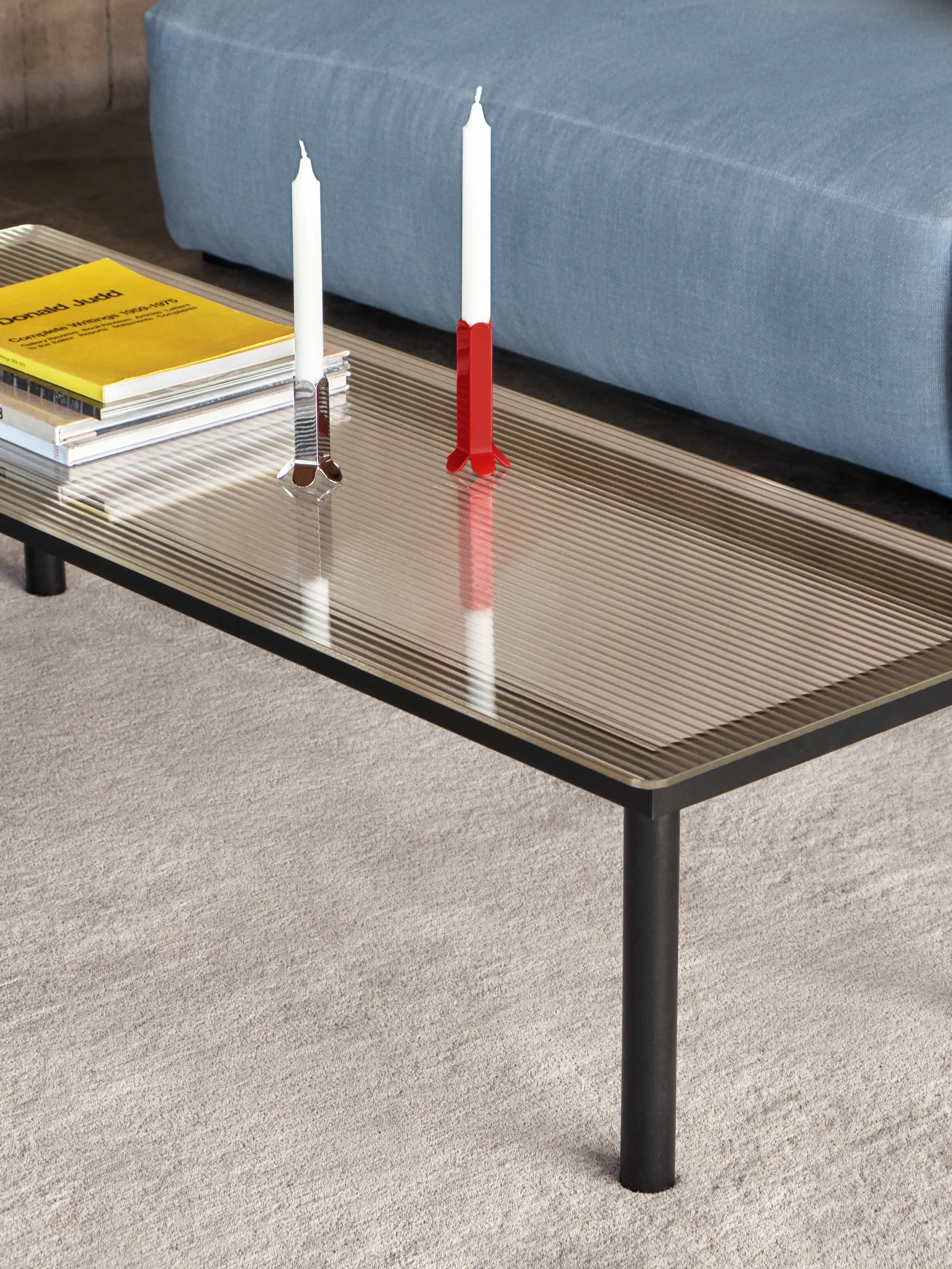 Arcs kandelaar 13 cm, Red HAY