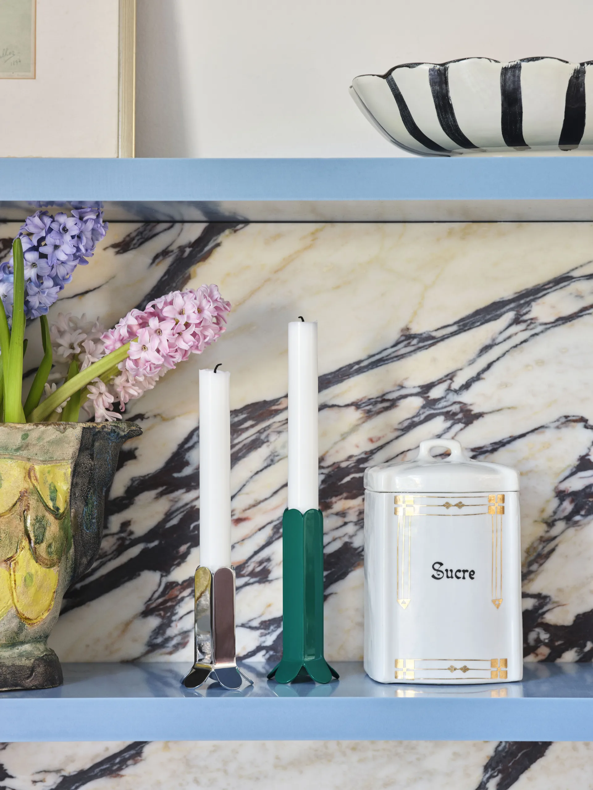 Arcs kandelaar 9 cm, Mirror HAY