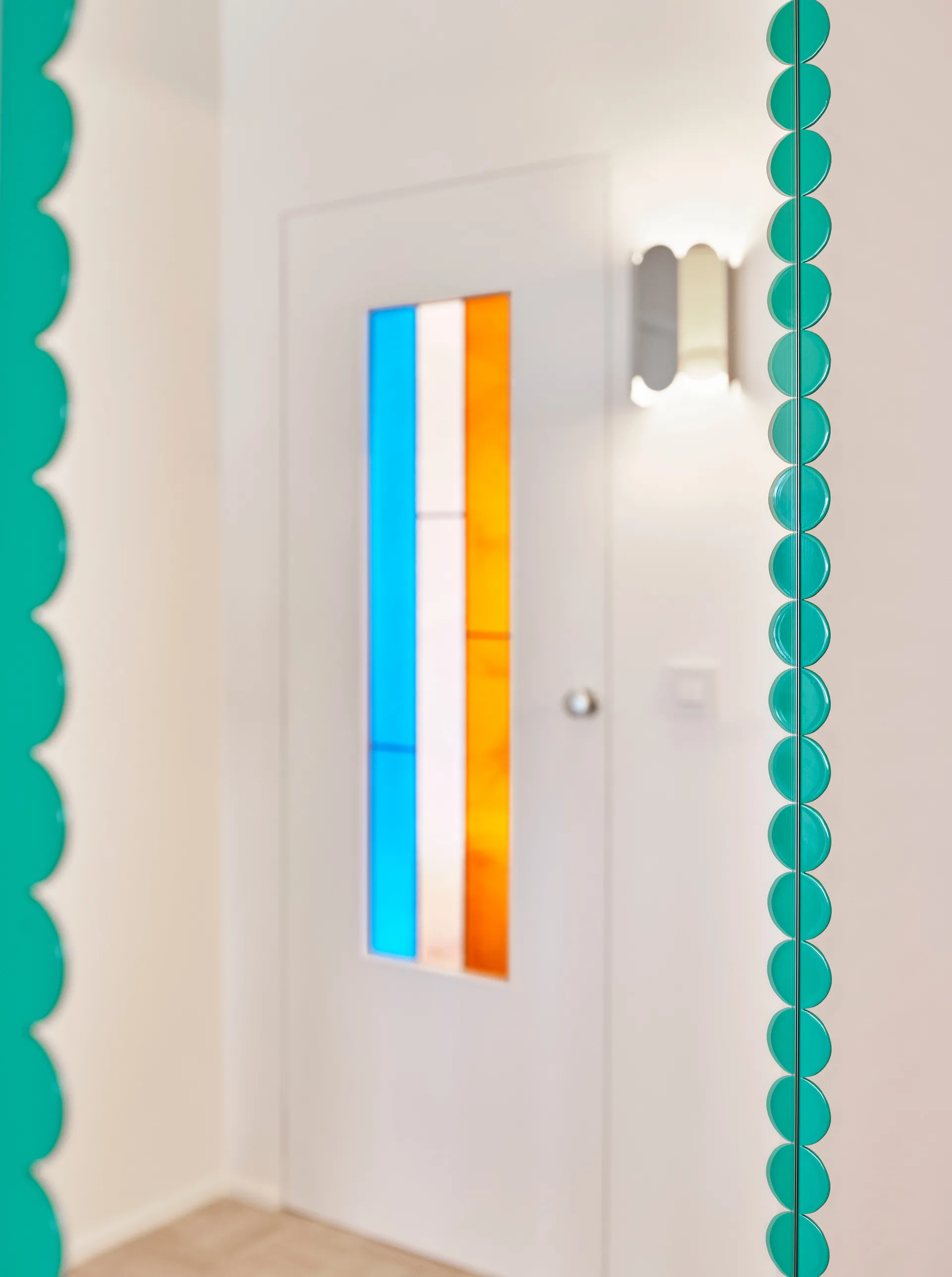 Arcs Mirror Rectangle M spiegel 50x133,5 cm, Green HAY