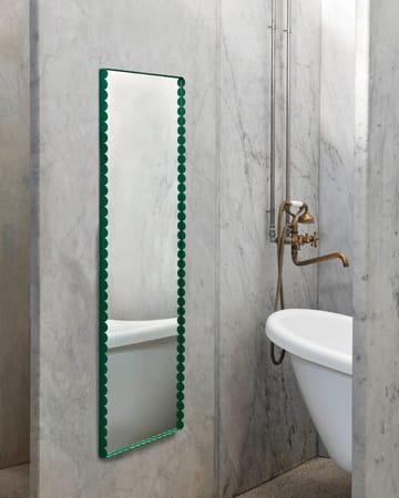 Arcs Mirror Rectangle M spiegel 50x133,5 cm - Green - HAY