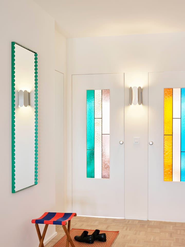 Arcs Mirror Rectangle M spiegel 50x133,5 cm, Green HAY