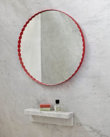 Arcs Mirror spiegel Ø60 cm - Red - HAY