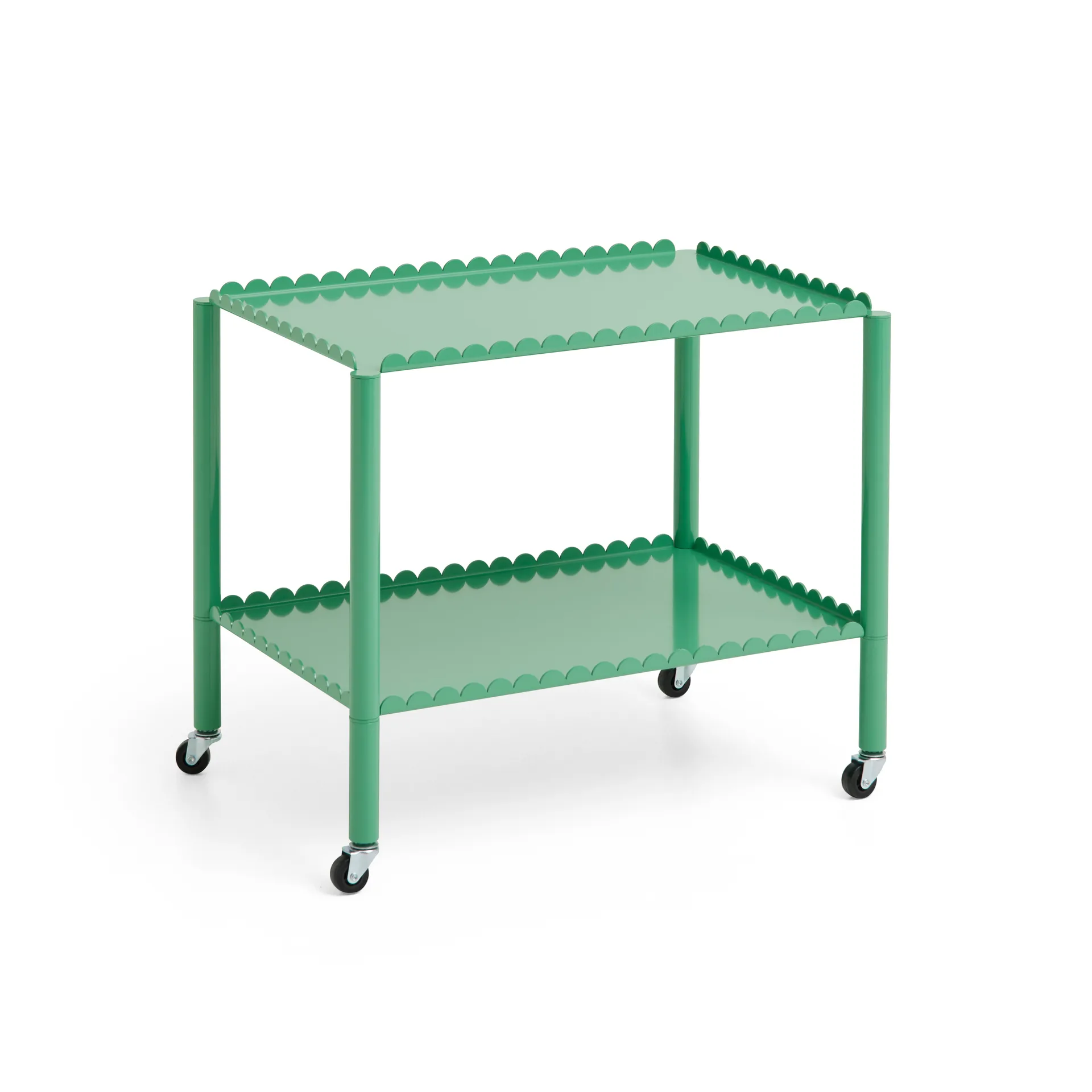 Arcs Trolley Low serveerwagen, Soft jade HAY