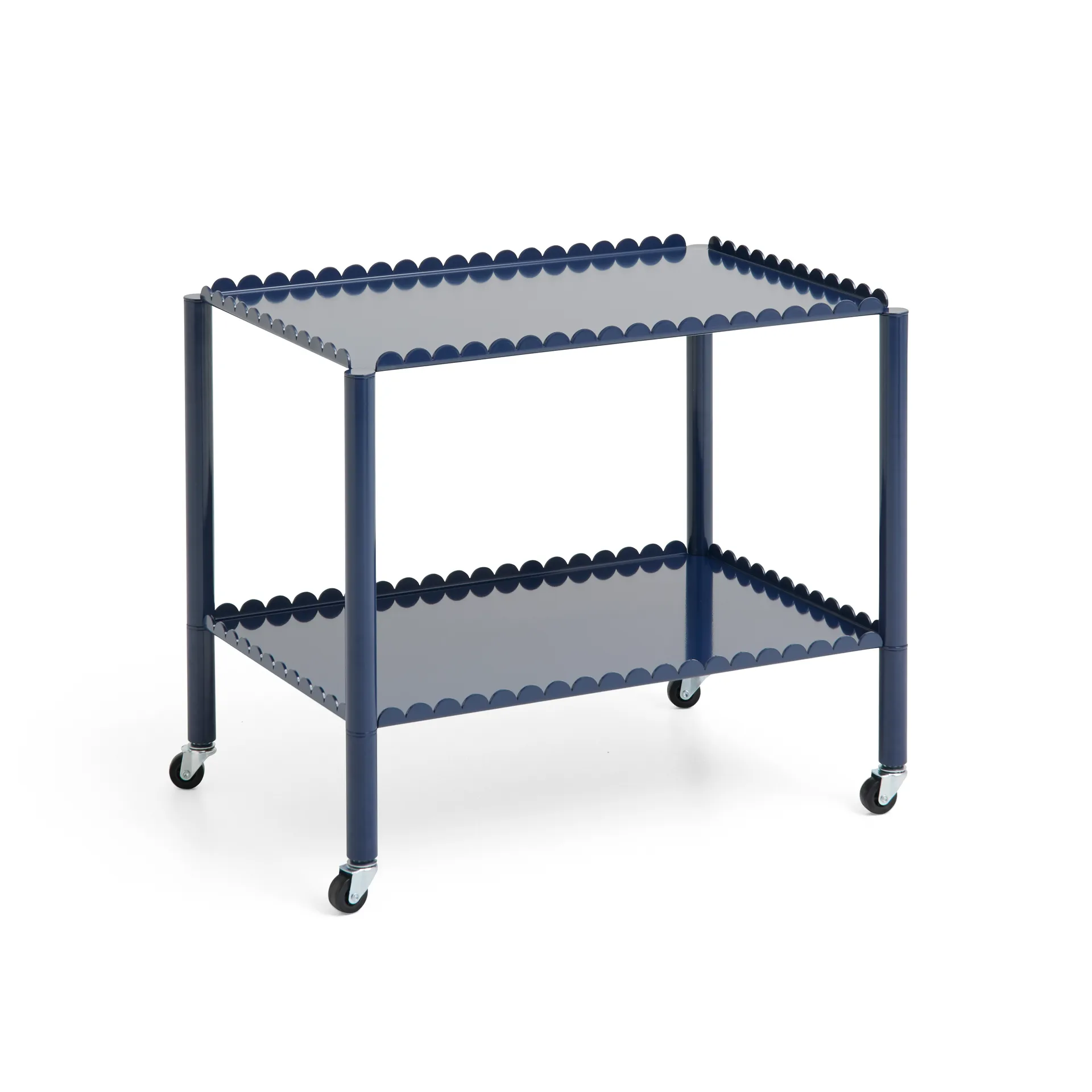 Arcs Trolley Low serveerwagen, Steel blue HAY