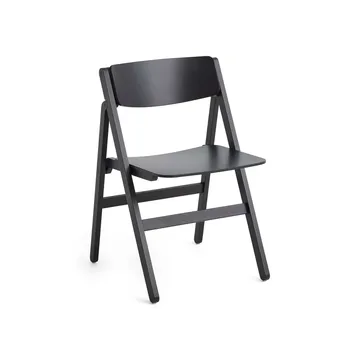Backflip Chair stoel - Anthracite gelakt beukenhout - HAY