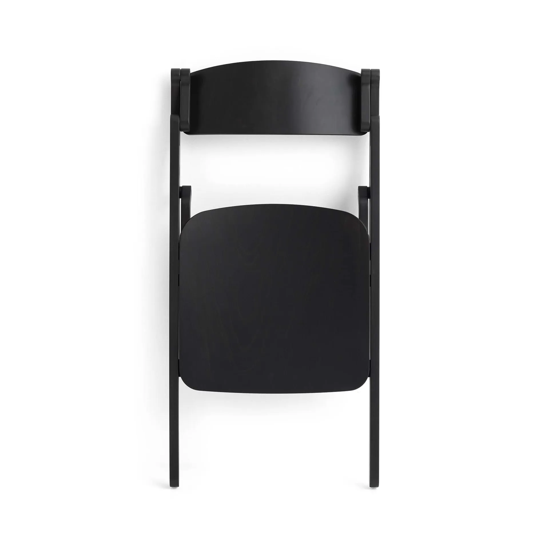 Backflip Chair stoel, Anthracite gelakt beukenhout HAY