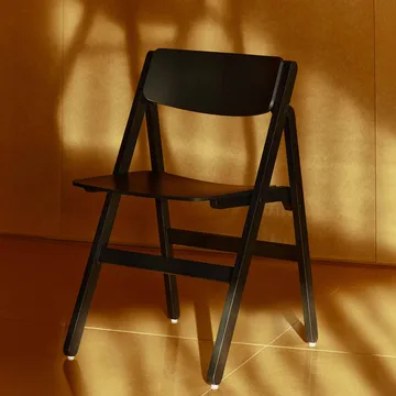 Backflip Chair stoel - Anthracite gelakt beukenhout - HAY