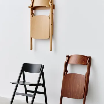 Backflip Chair stoel - brons gelakt beuken - HAY