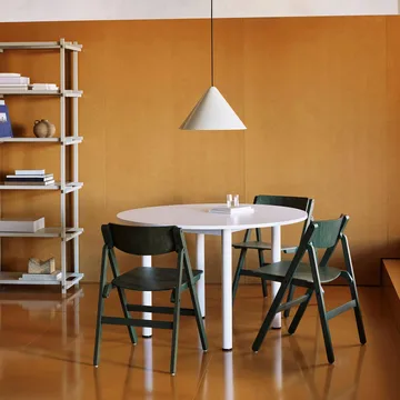 Backflip Chair stoel - Cedar green gelakt beuken - HAY