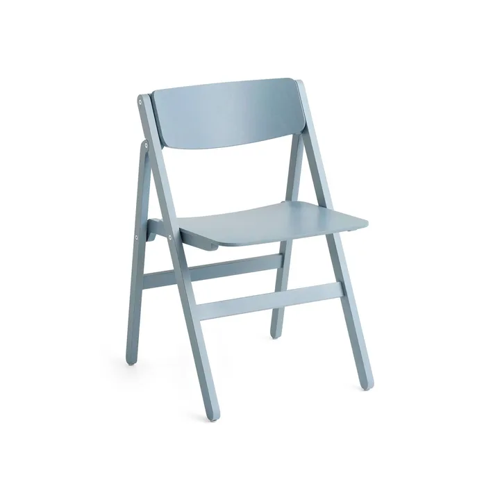 Backflip Chair stoel - Cloud blue gelakt beuken - HAY