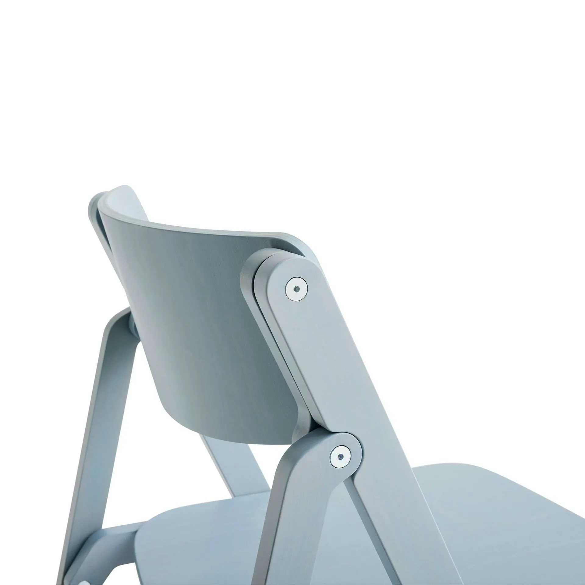 Backflip Chair stoel, Cloud blue gelakt beuken HAY