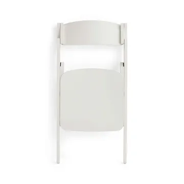 Backflip Chair stoel - Cream white gelakt beukenhout - HAY
