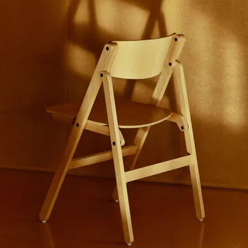 Backflip Chair stoel - Golden gelakt beukenhout - HAY